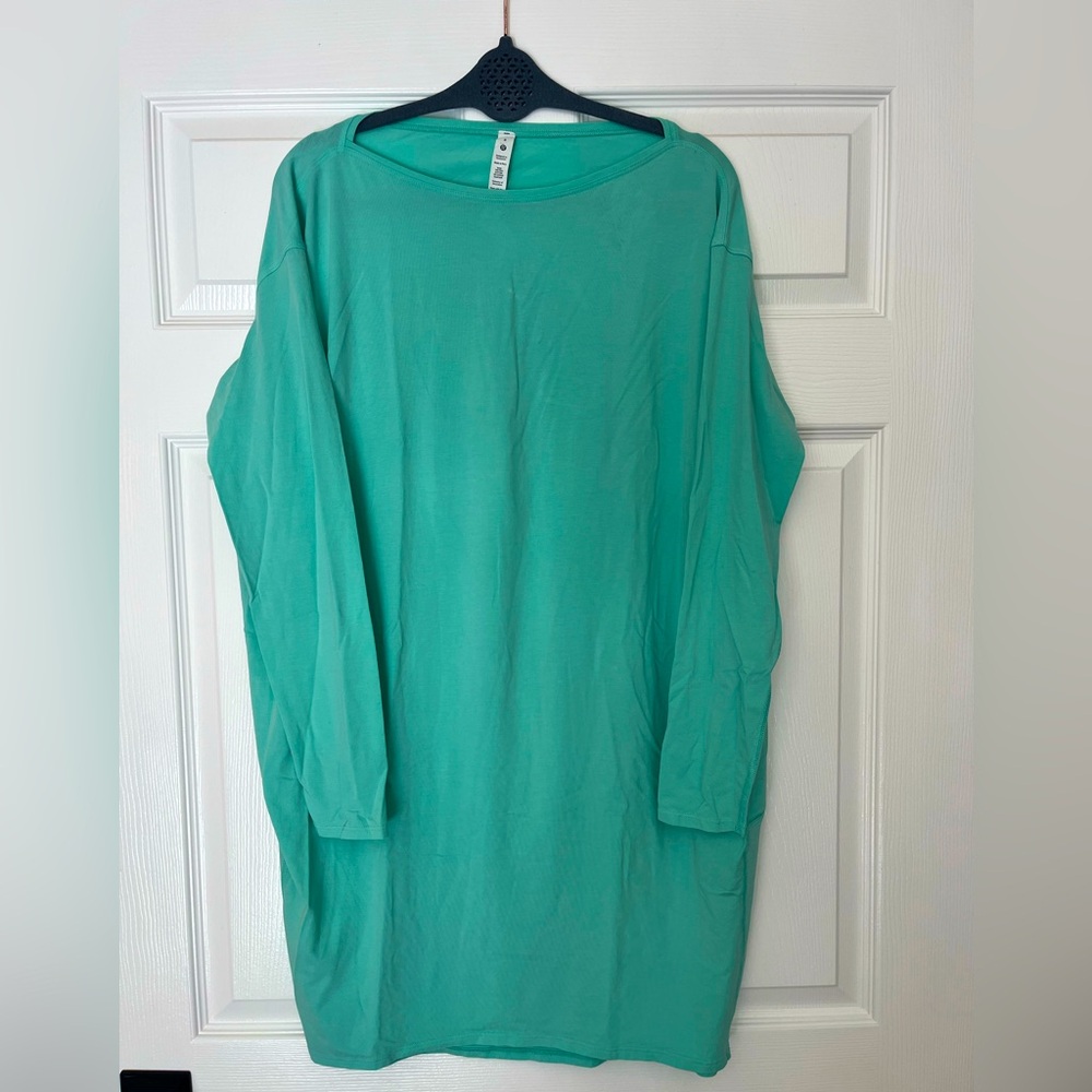 LULULEMON Back in Action Long Sleeve Top Wild Mint 8